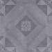 GeoCeramica® 60x60x4 Symbol Block Black